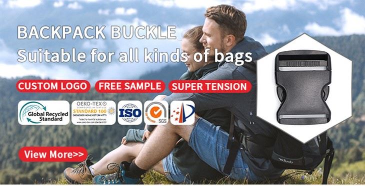20,25,32,38,50MM A009 bočná uvoľňovacia pracka pre outdoorové batohy