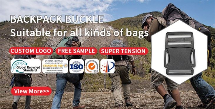 25,5 mm A008a bočná uvoľňovacia pracka pre outdoorové batohy